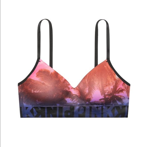 VS PINK Cool & Comfy Lightly Lined Bra & Hipsters - Picture 3 of 8